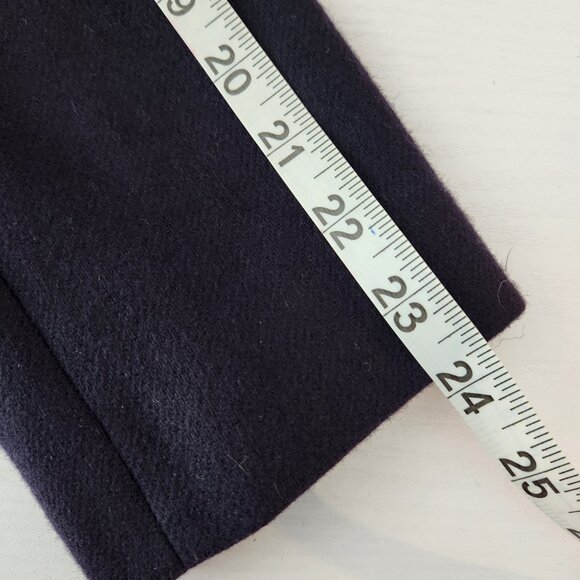 Vintage Savannah Ladies 12 Single Gold Button 100% Wool Navy Blue Blazer Jacket - Picture 8 of 13